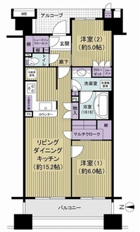 シャリエ錦糸町ハウスの間取図