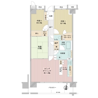 グランシーナ田無エアマークスの間取図