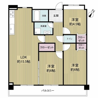 サンマンションアトレ太子橋の間取図