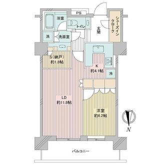 コスモポリス品川の間取図
