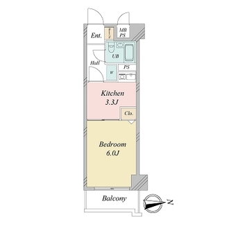 ライオンズマンション元住吉第５の間取図