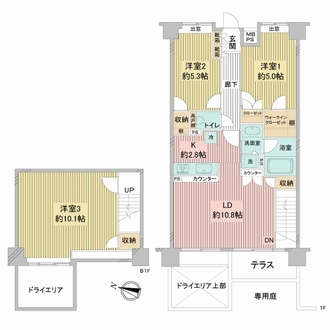 パウゼ石神井の間取図