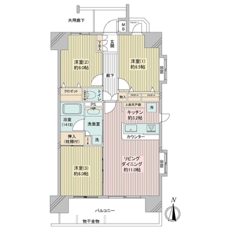 ファーネストヒルズ東川口の間取図