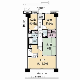 キャステージパーク２番街の間取図