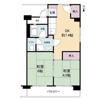 ハイツ東興の間取図