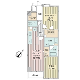 ガーデンホーム鵜の木の間取図