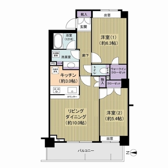 グローリオ本所の間取図
