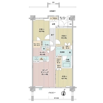 プレミスト井荻の間取図