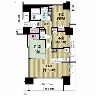 Ｂｒｉｌｌａ田辺の間取図