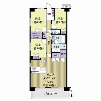 アトレ八千代村上の間取図