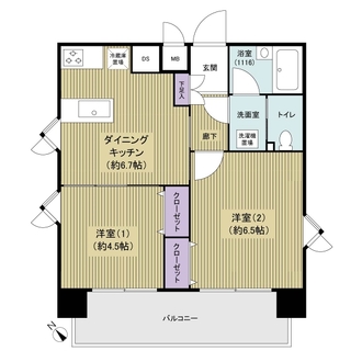 サンサーラ新小岩の間取図