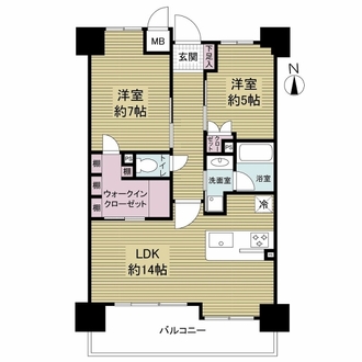 アークレジデンス梅田北の間取図