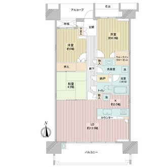 グランドメゾン杉並シーズン6の間取図