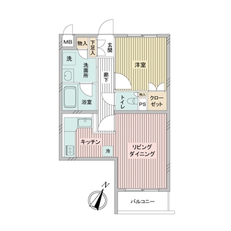 フドウ学芸大ハイツの間取図