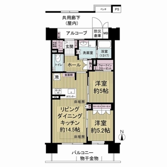 サンミット大日の間取図