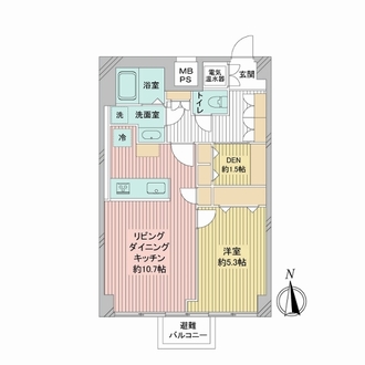 日興パレス高田馬場の間取図