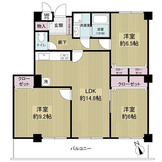 プリオーレ美山台一番館の間取図
