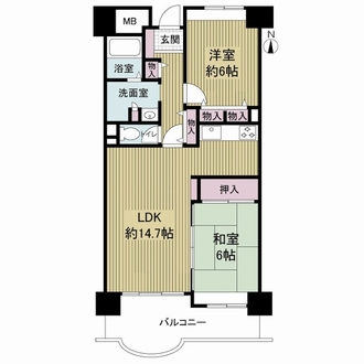 メイプルパーク・スクエア東弐番街の間取図