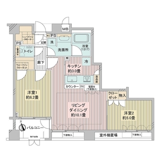 アーバンパレス等々力の間取図