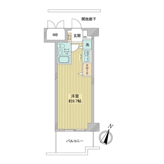 メイツ伊勢佐木長者町の間取図