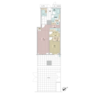 三田ガーデンヒルズウエストヒルの間取図