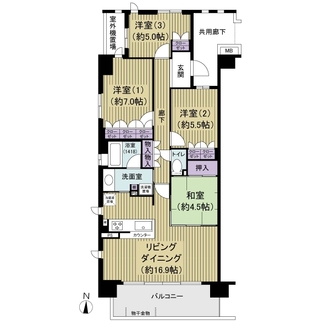 ハミングテラスの間取図