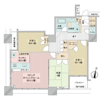 Ｓ４－Ｔｏｗｅｒの間取図