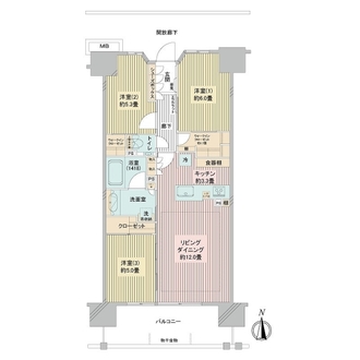 メイツ深川住吉の間取図