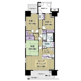 東京フロンティアシティアーバンフォートイーストブロックの間取図