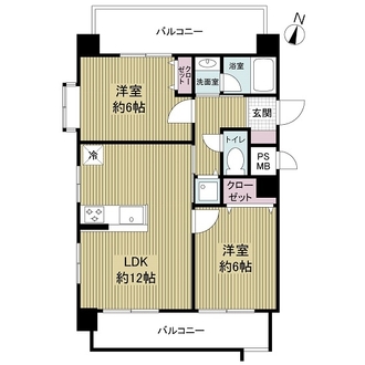 モンラヴィ六甲南の間取図
