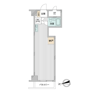 サンパティオ高田馬場の間取図