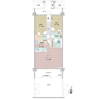 ザ・テラス下目黒の間取図