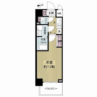 サムティ梅田インターコアの間取図