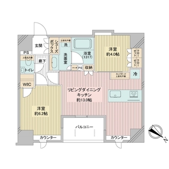 ＧＲＥＥＮ　ＰＡＲＫ　日本橋堀留町の間取図