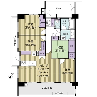 モントーレグランシェルの間取図