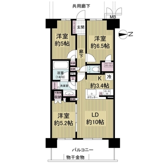エムズシティ神宮前の間取図