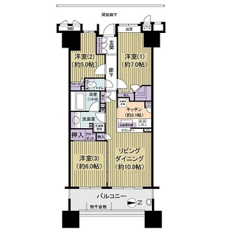 トキアスの間取図
