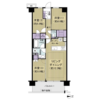 プレシス国分寺の間取図