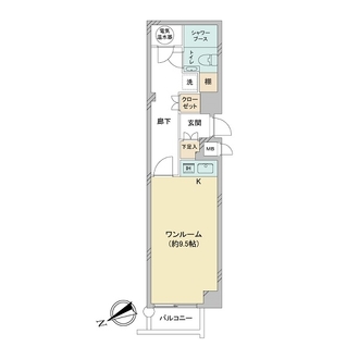 パーク・ノヴァ神宮前の間取図