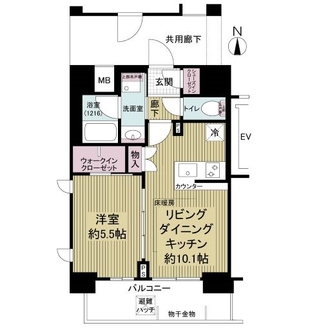 プレサンスレイズ金山アクスの間取図