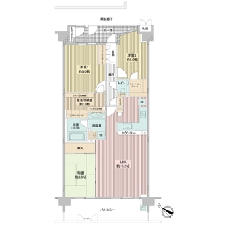 ソフィア戸塚アクアステージの間取図