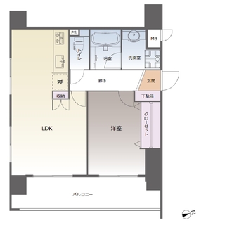 ロマネスク桜坂第２の間取図