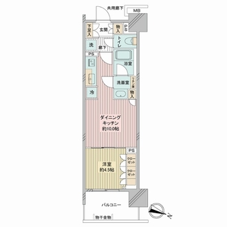 パークホームズ千葉の間取図