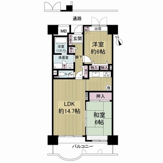 メイプルパーク・スクエア東弐番街の間取図