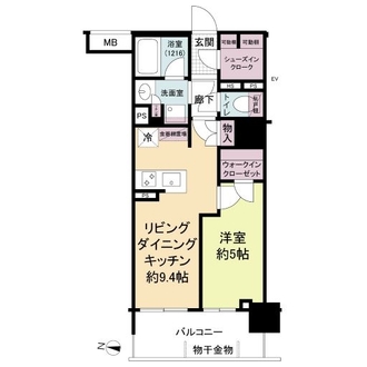 オープンレジデンシア丸の内ＴＨＥＣＯＵＲＴの間取図