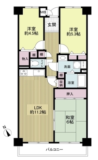 シティハイツ古川橋の間取図