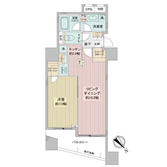 グランスイート南麻布の間取図