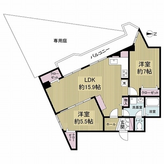 シャトーメルヘンの間取図