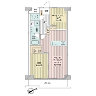 ソフトタウン大森の間取図