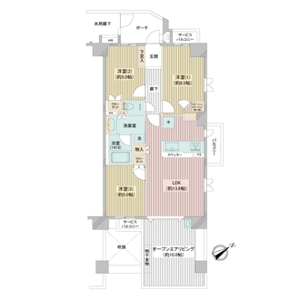 ルネサンス戸塚テラスの間取図